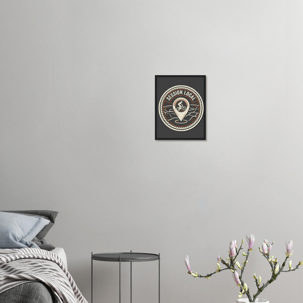 Session Local Framed Print | Mountain Bike Wall Art - view 5