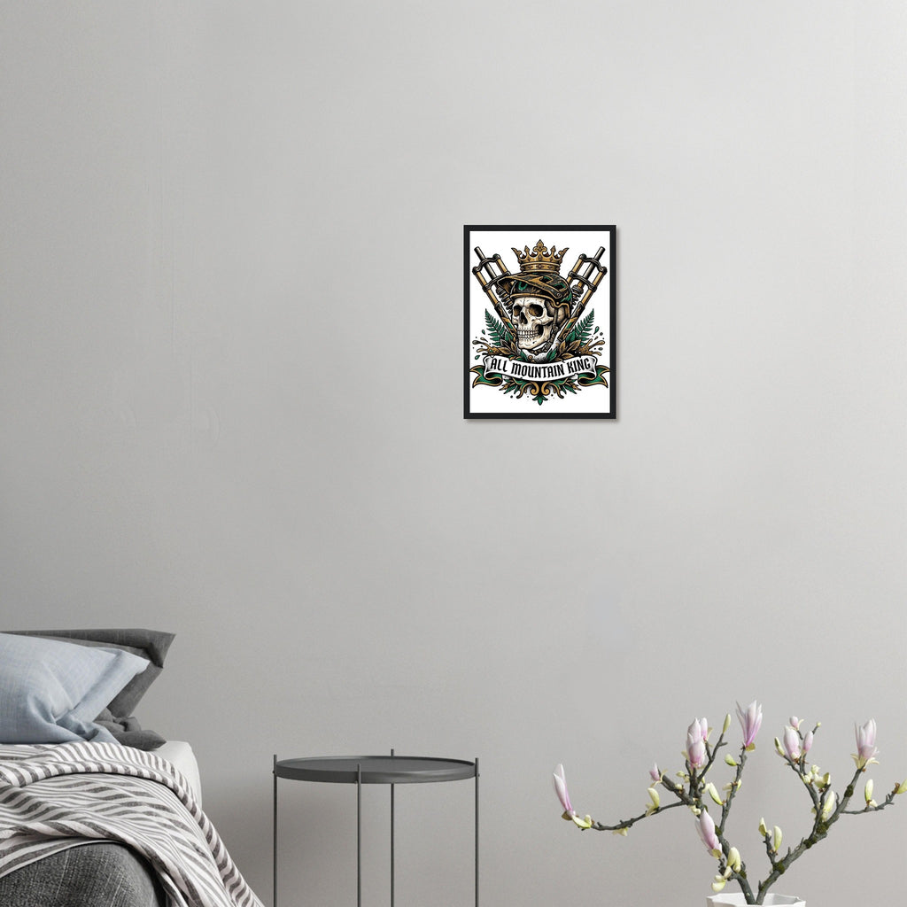 All Mountain King Framed Print | Mountain Bike Wall Art - view 5