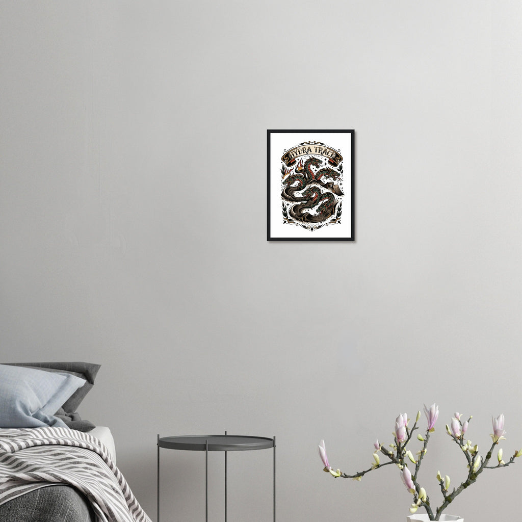 Hydra Track Framed Print | Mountain Bike Wall Art - view 5