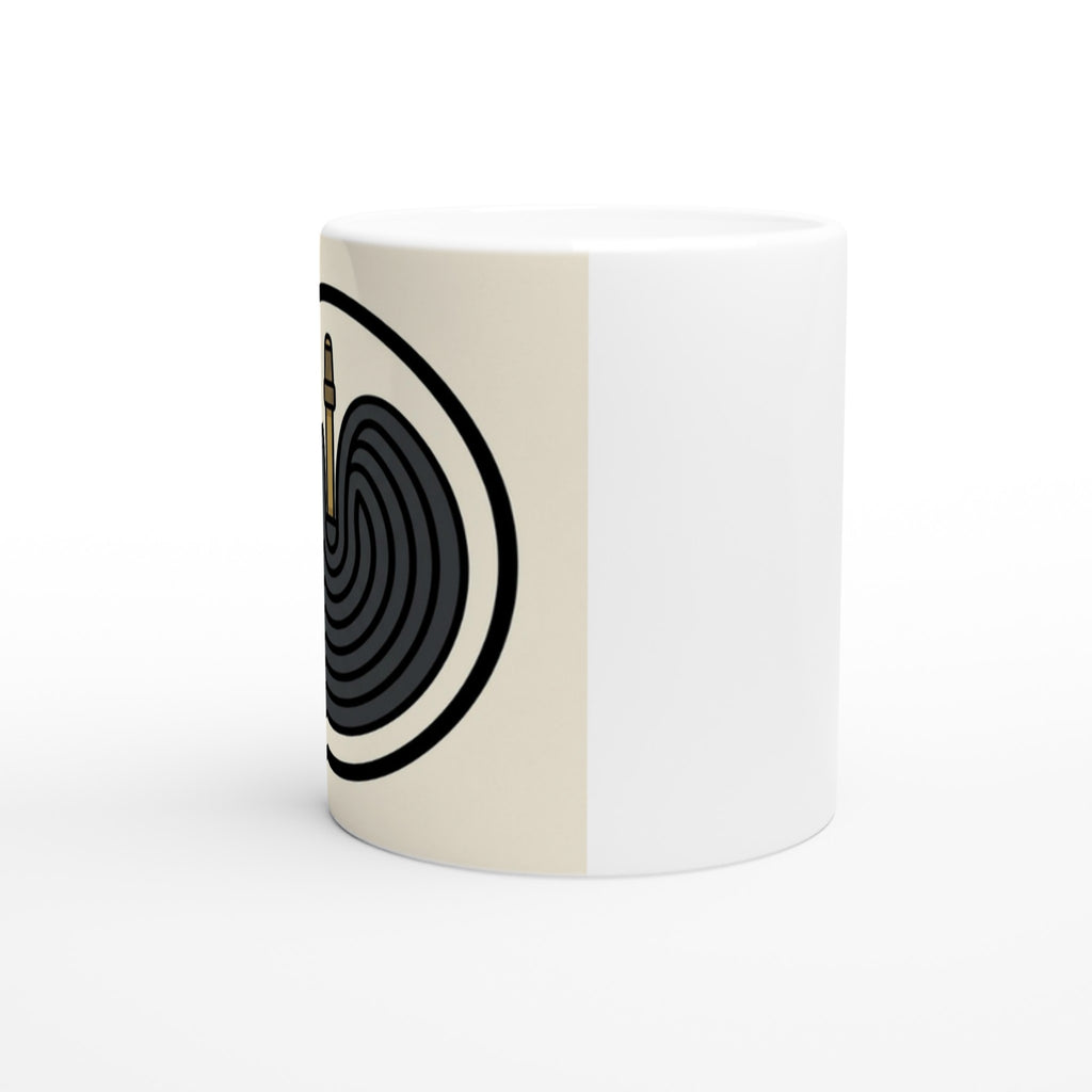 Inner Tube Coil MTB Mug | Mountain Biker Coffee Mug - view 2