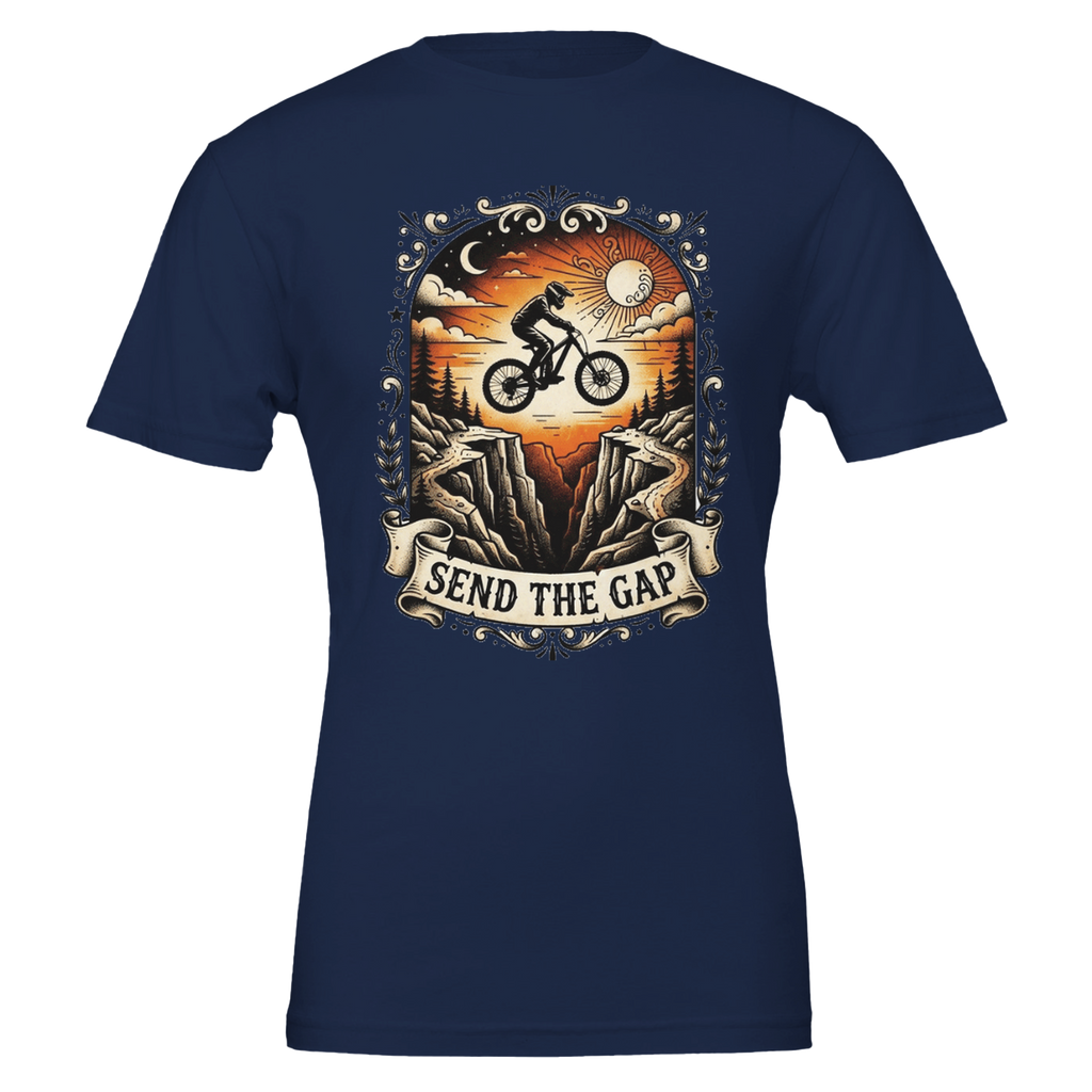 Send The Gap MTB T-Shirt | Mountain Bike Graphic Tee - view 4