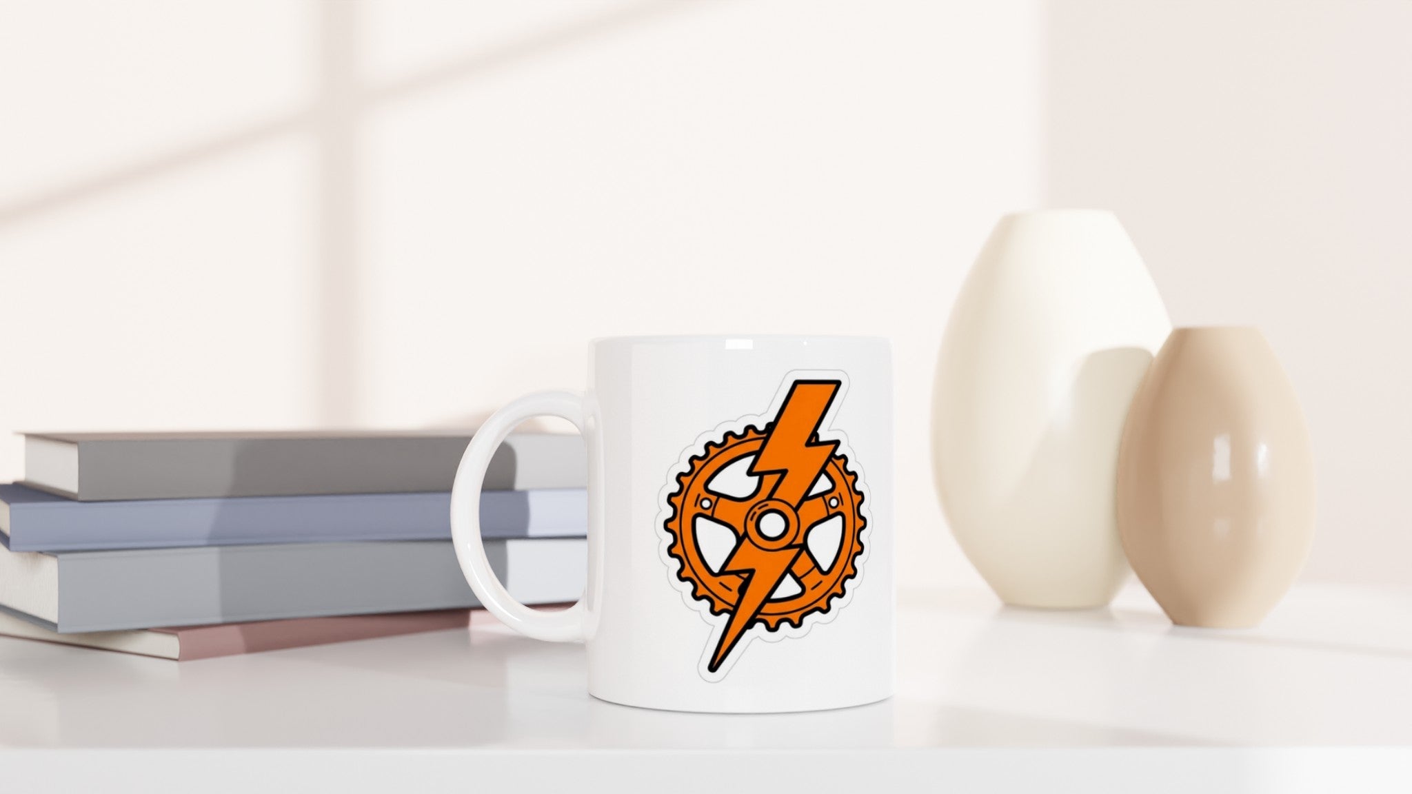 Bolt Sprocket MTB Mug | Mountain Biker Coffee Mug - view 6
