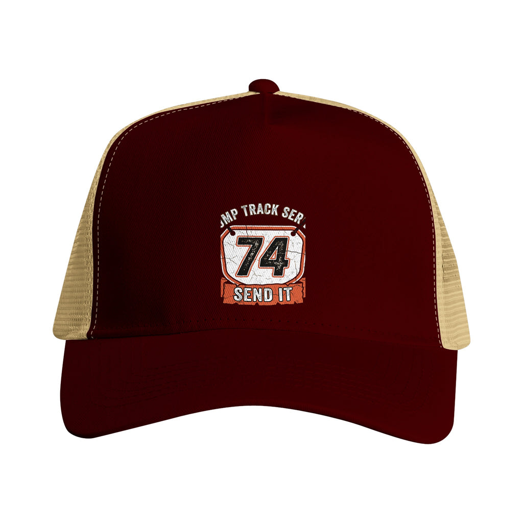 Pump Track Series 74 Trucker Cap | MTB Snapback Hat - view 3