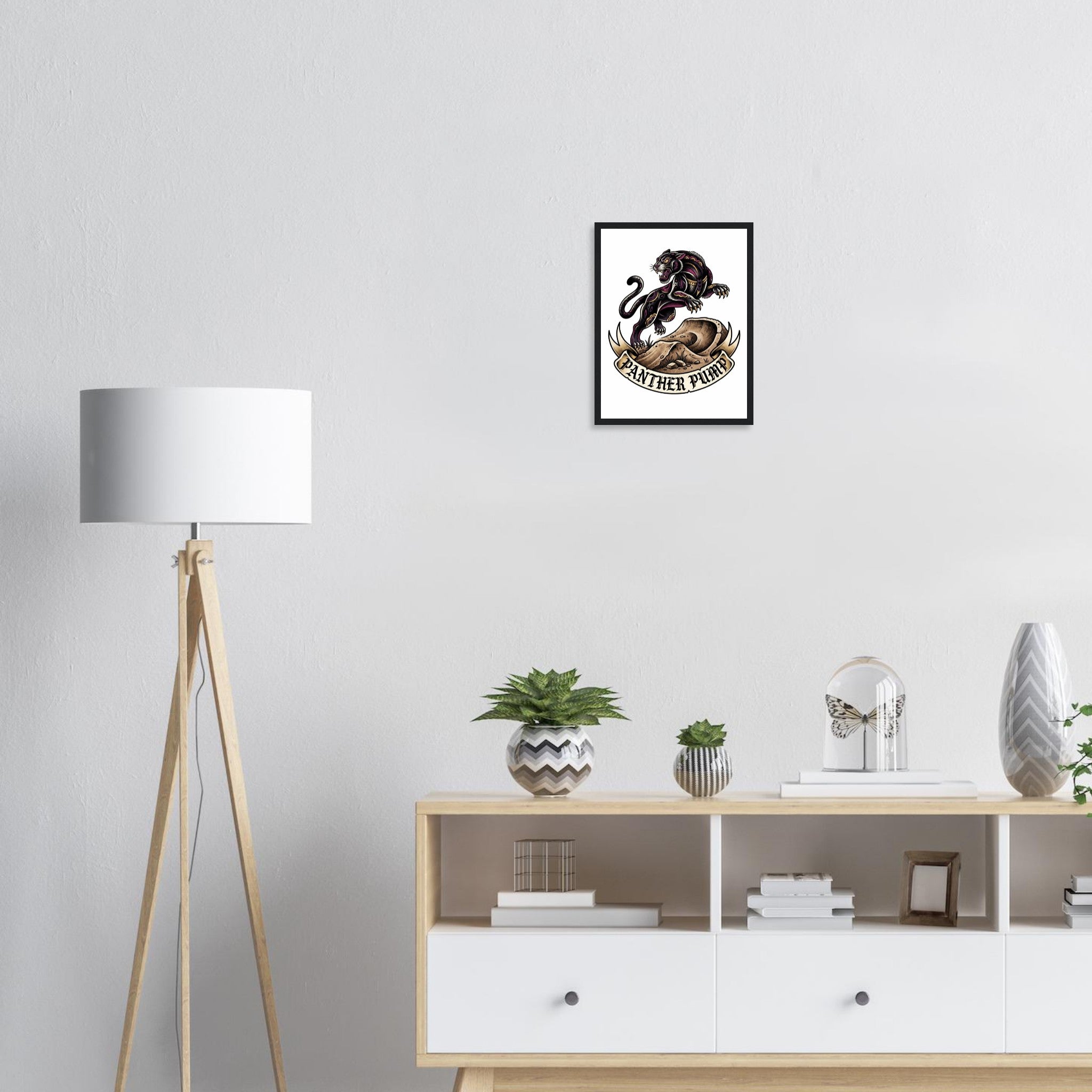 Panther Pump Framed Print | Mountain Bike Wall Art - view 7