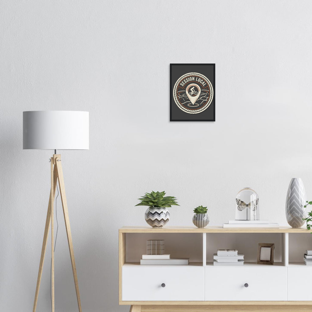 Session Local Framed Print | Mountain Bike Wall Art - view 7