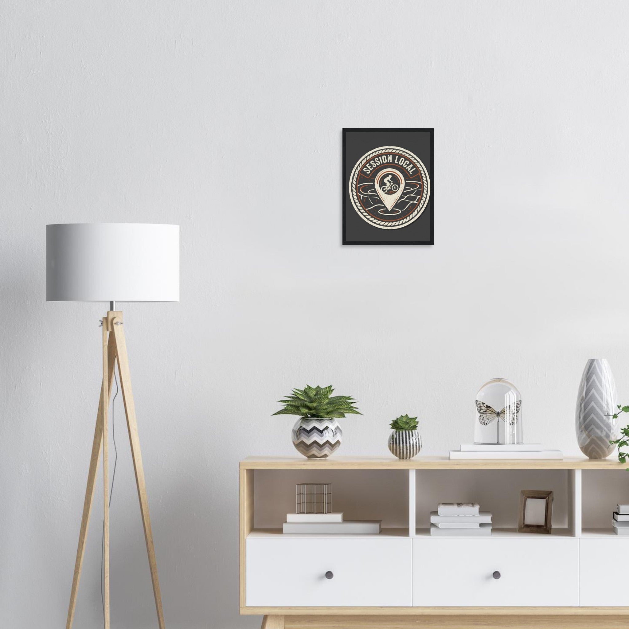 Session Local Framed Print | Mountain Bike Wall Art - view 7