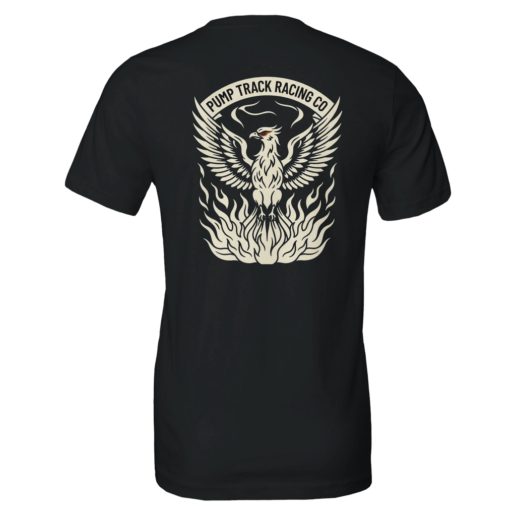 Pump Track Racing Co Phoenix MTB T-Shirt | Mountain Bike Graphic Tee