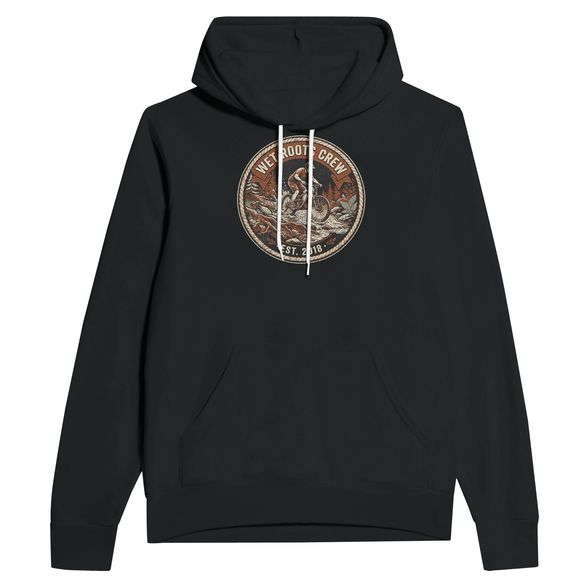 Wet Roots Crew Muddy MTB Hoodie | Mountain Bike & Pump Track Hoodie - view 4