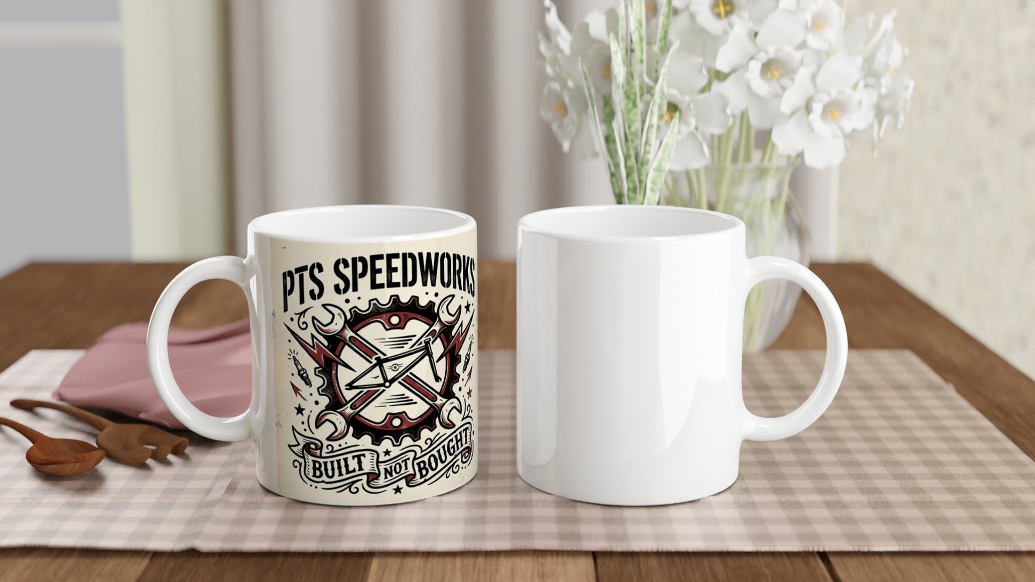 PTS Speedworks MTB Mug | Mountain Biker Coffee Mug - view 5