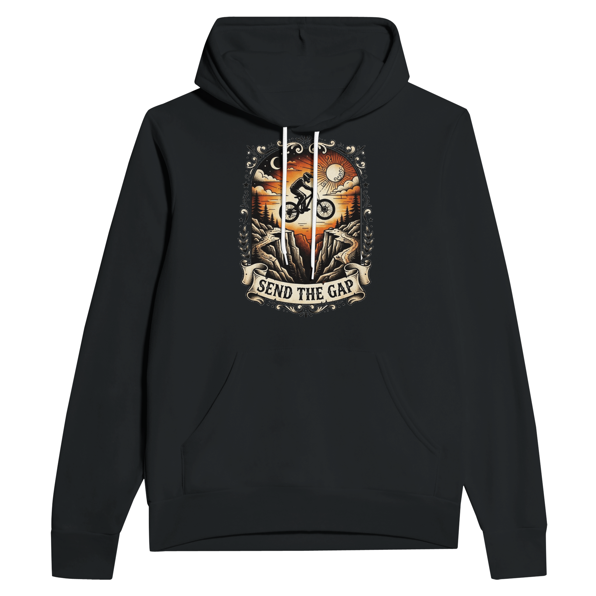 Send The Gap MTB Hoodie | Mountain Bike & Pump Track Hoodie - view 2