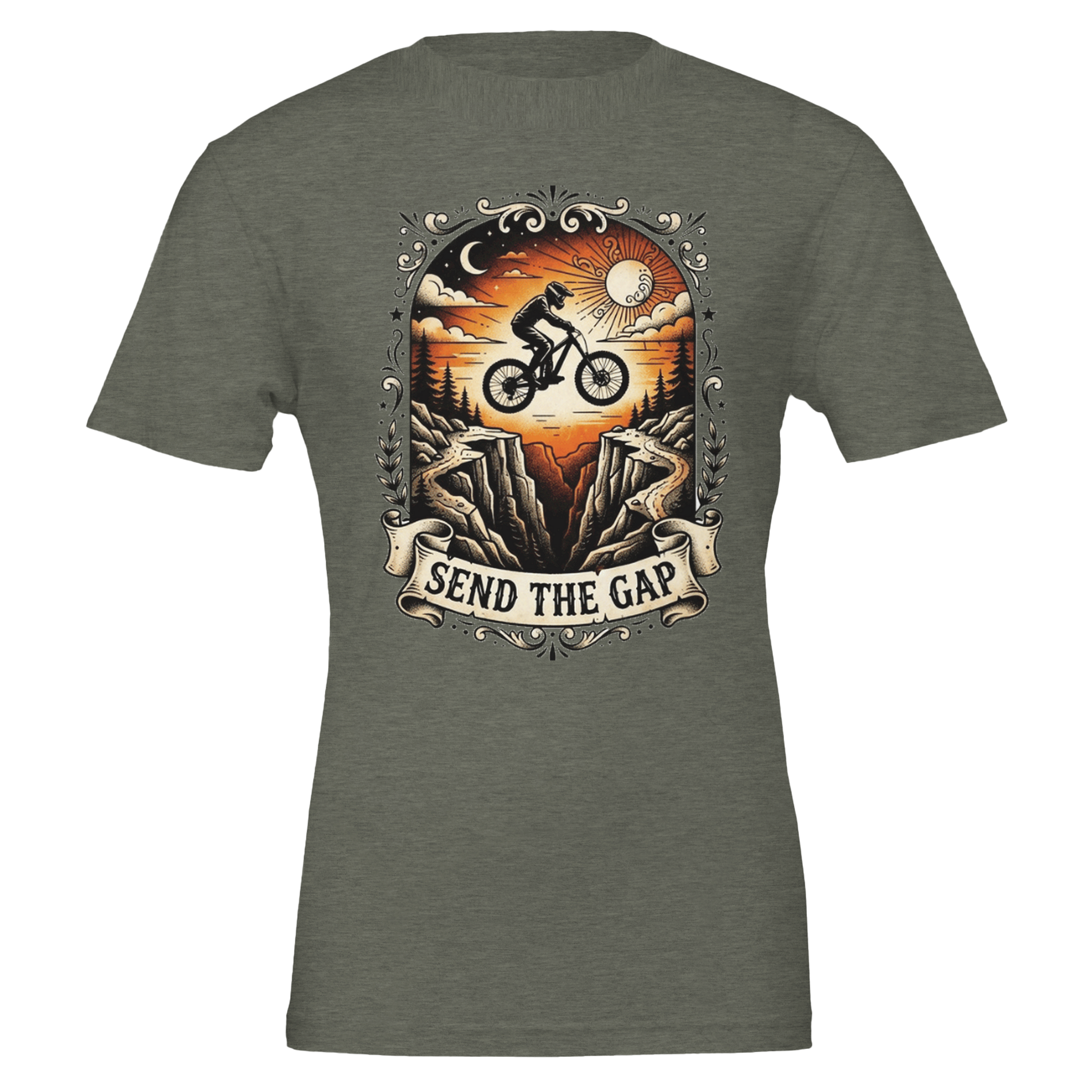 Send The Gap MTB T-Shirt | Mountain Bike Graphic Tee - view 6