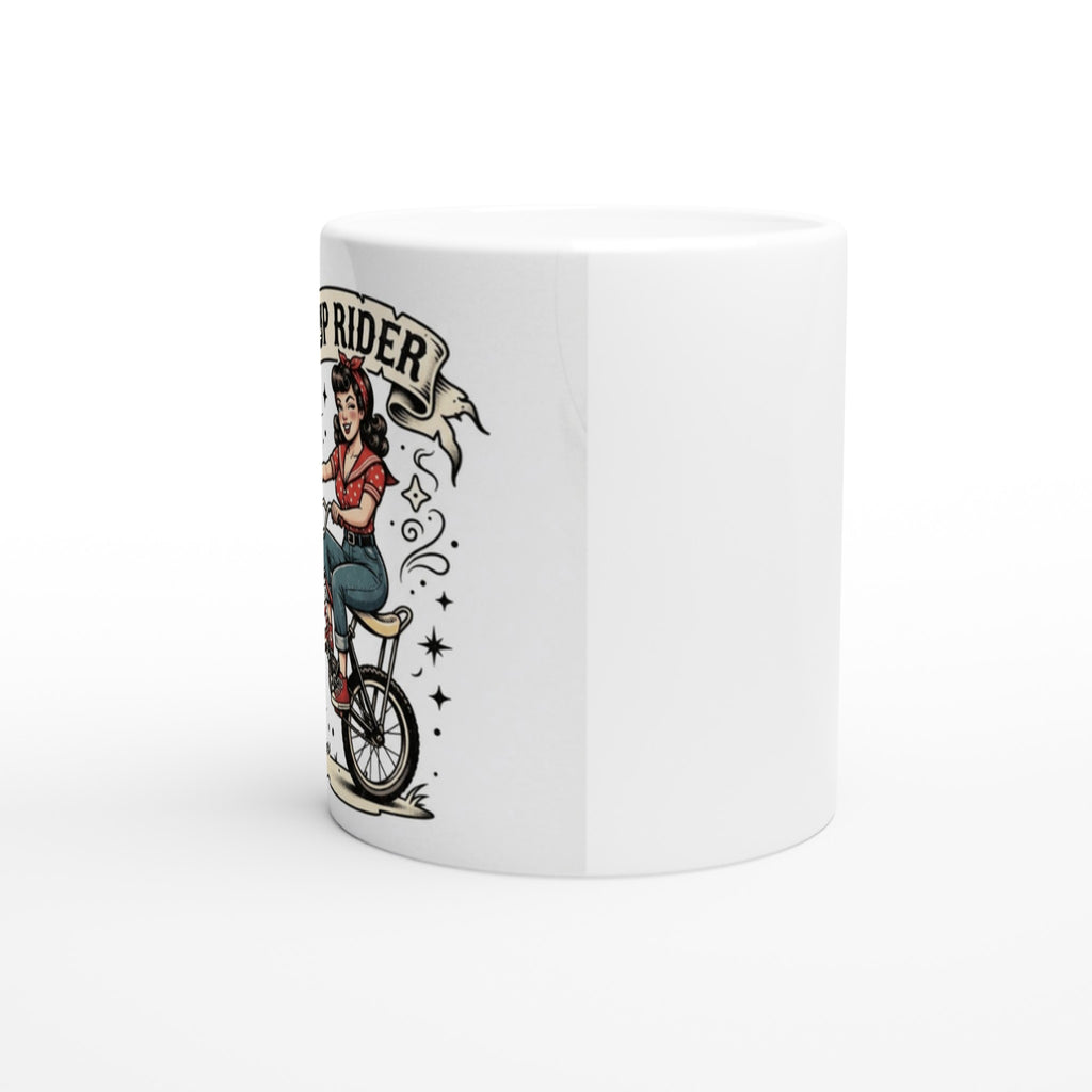 Pinup Rider MTB Mug | Mountain Biker Coffee Mug - view 2