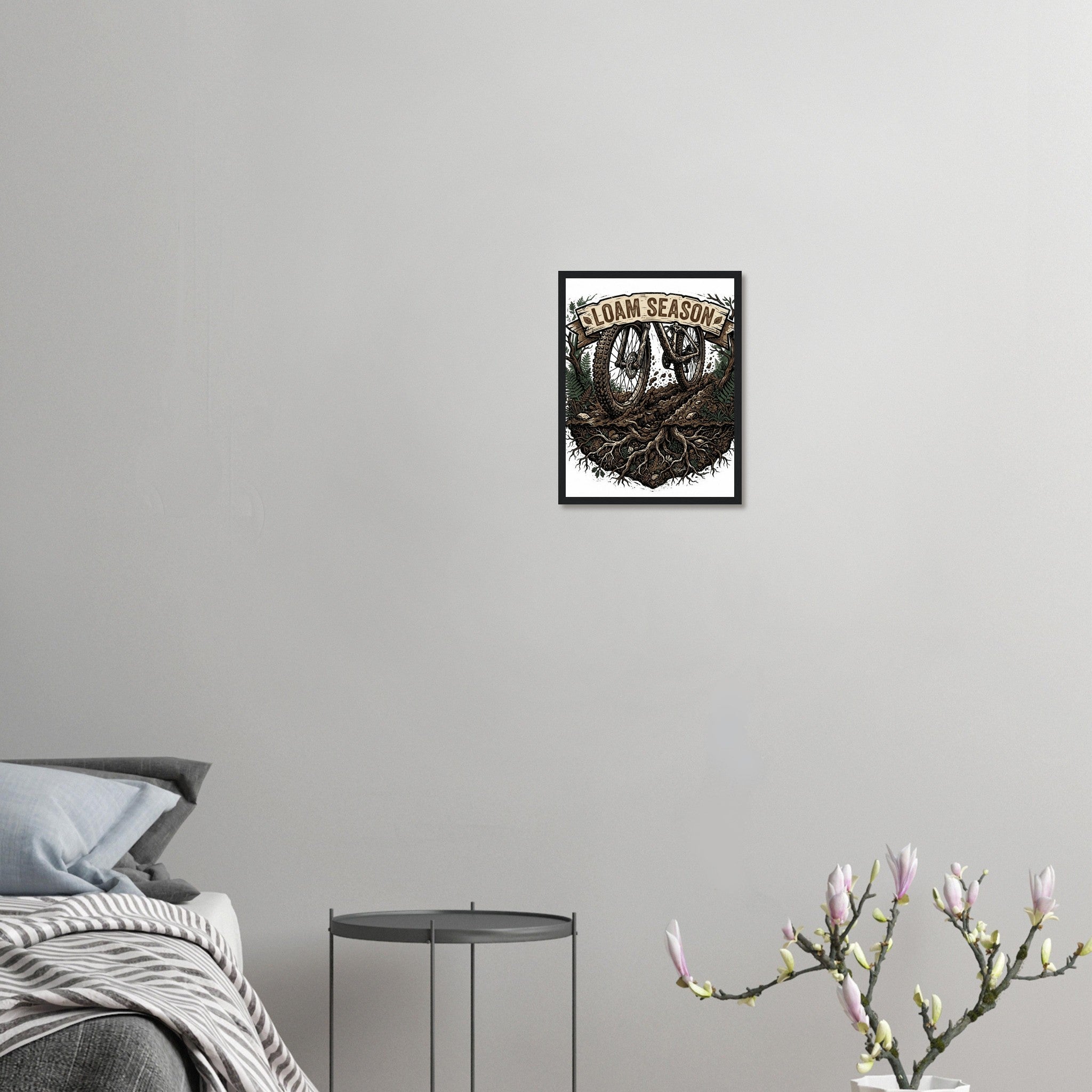 Loam Season Framed Print | Mountain Bike Wall Art - view 5