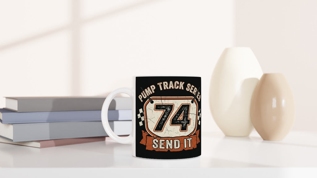 Pump Track Series 74 MTB Mug | Mountain Biker Coffee Mug - view 6
