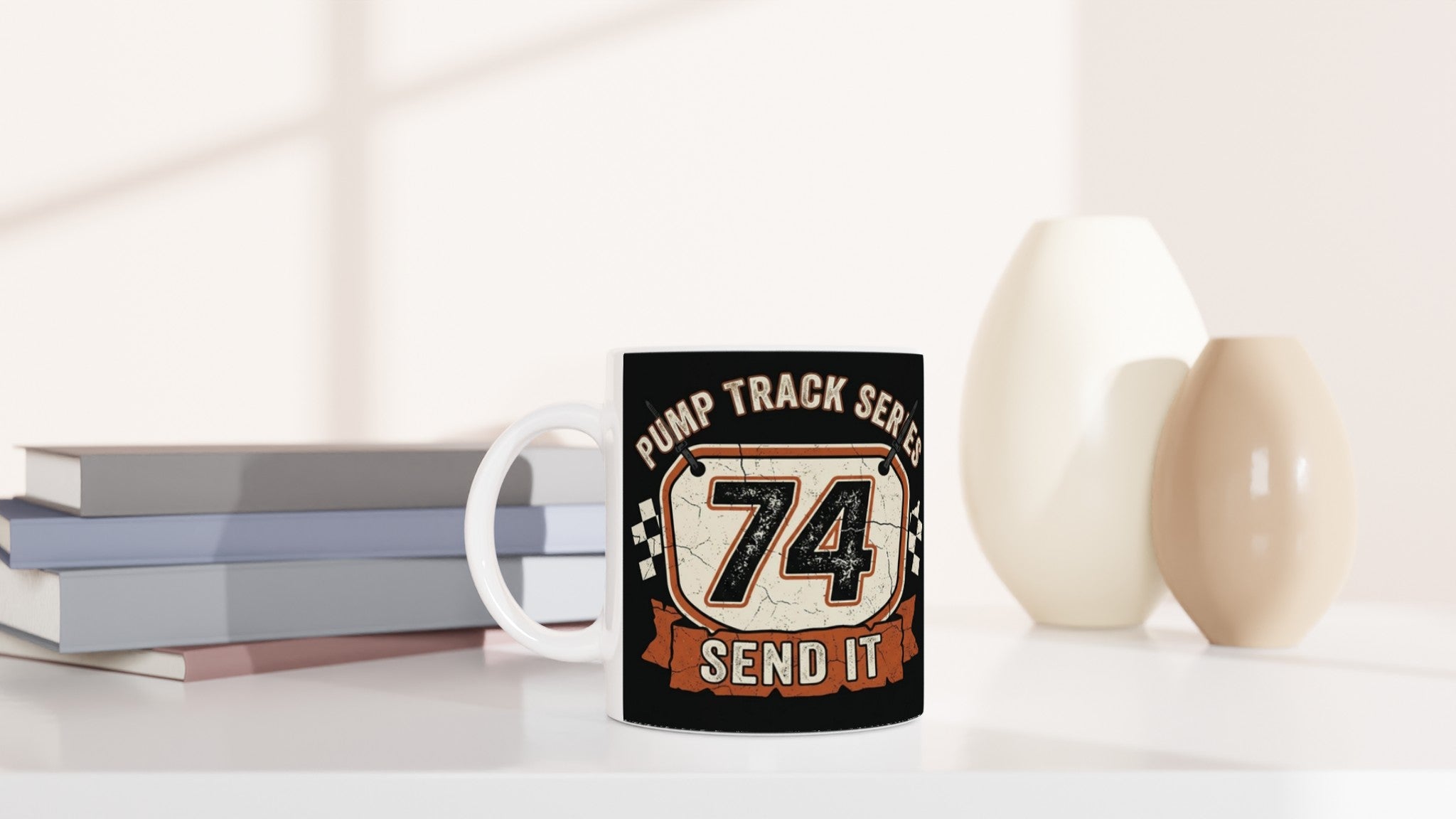 Pump Track Series 74 MTB Mug | Mountain Biker Coffee Mug - view 6
