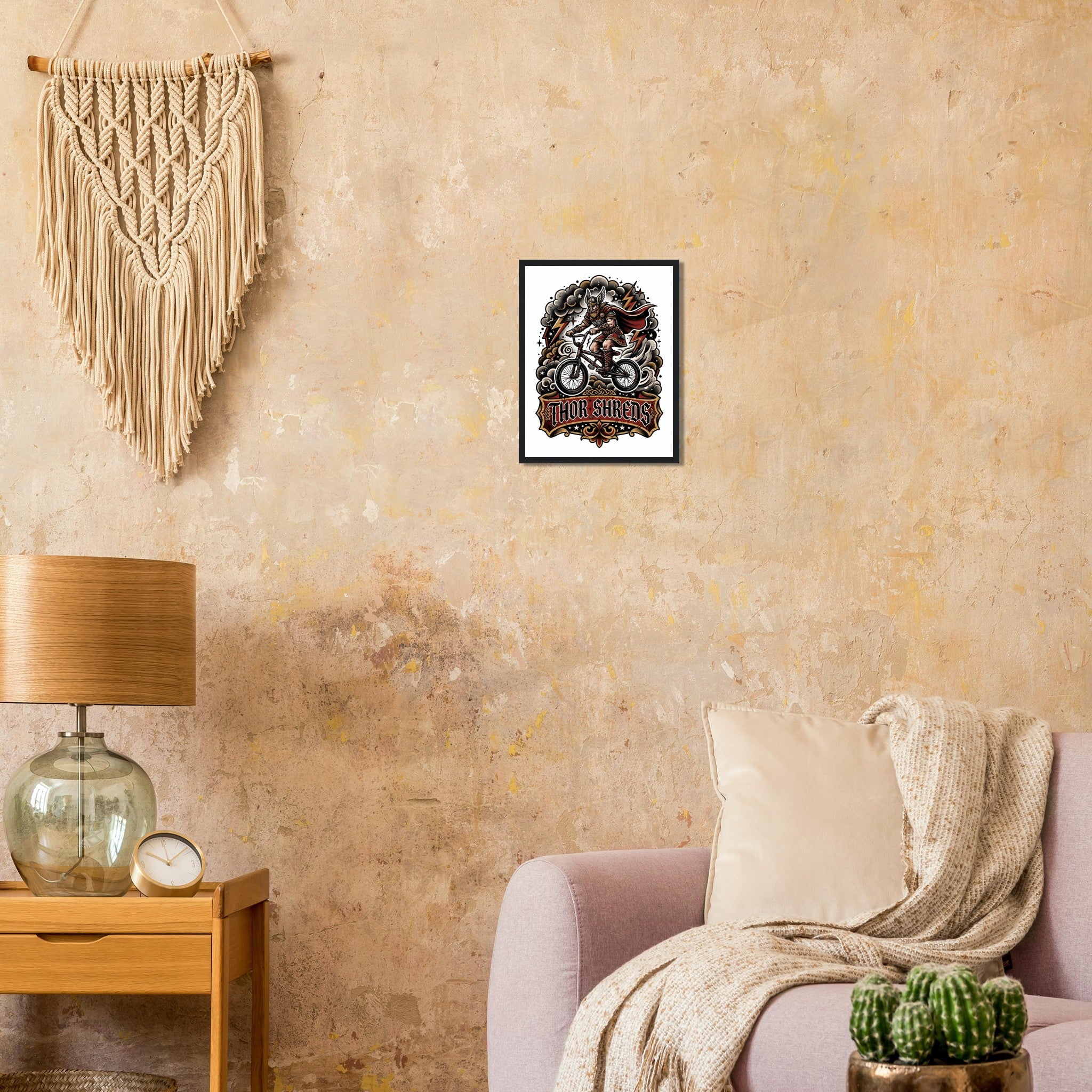Thor Shreds Framed Print | Mountain Bike Wall Art - view 8