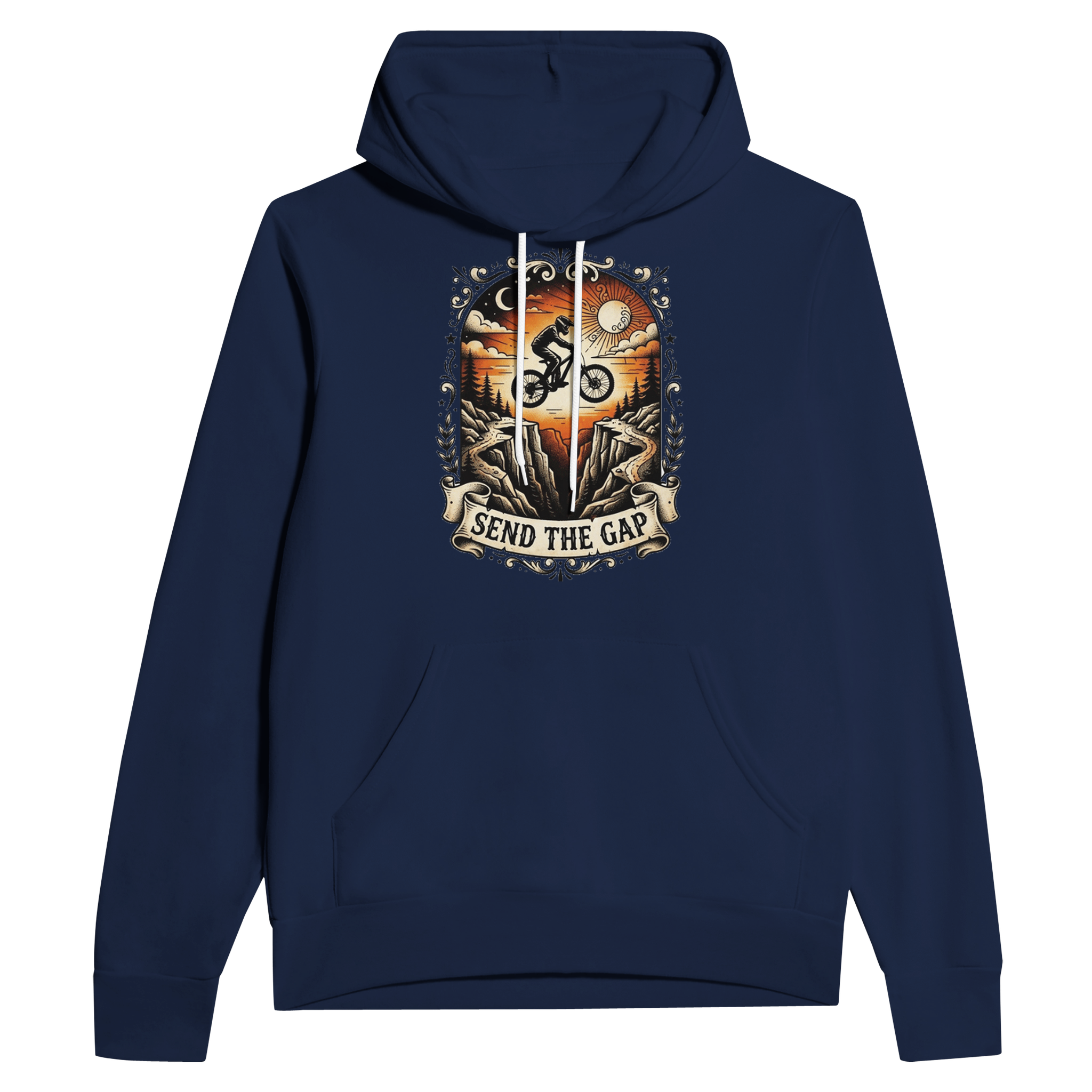 Send The Gap MTB Hoodie | Mountain Bike & Pump Track Hoodie - view 5