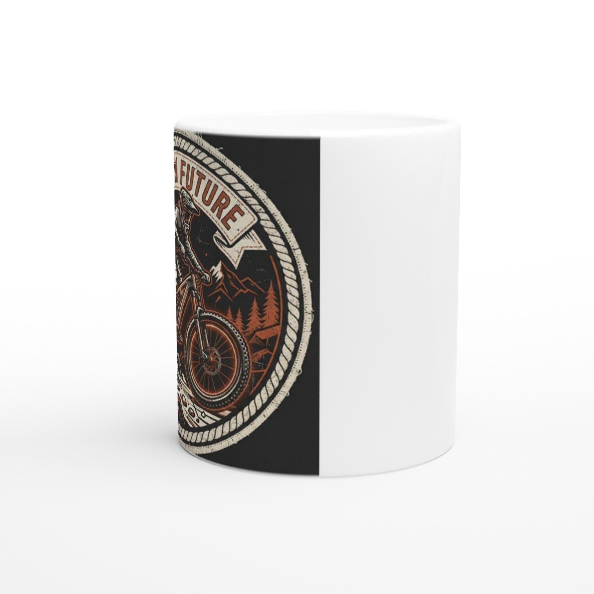 Carbon Future MTB Mug | Mountain Biker Coffee Mug - view 2