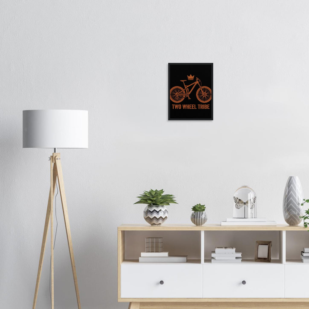 Two Wheel Tribe Framed Print | Mountain Bike Wall Art - view 8