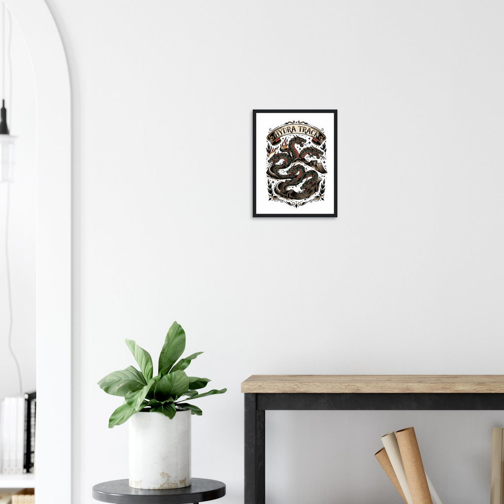 Hydra Track Framed Print | Mountain Bike Wall Art - view 9
