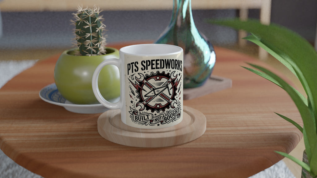 PTS Speedworks MTB Mug | Mountain Biker Coffee Mug - view 4