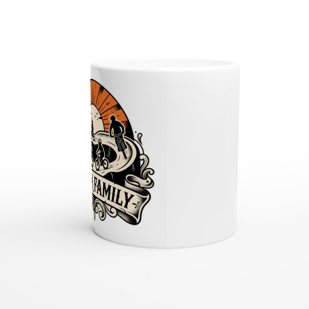 Track Family MTB Mug | Mountain Biker Coffee Mug - view 2