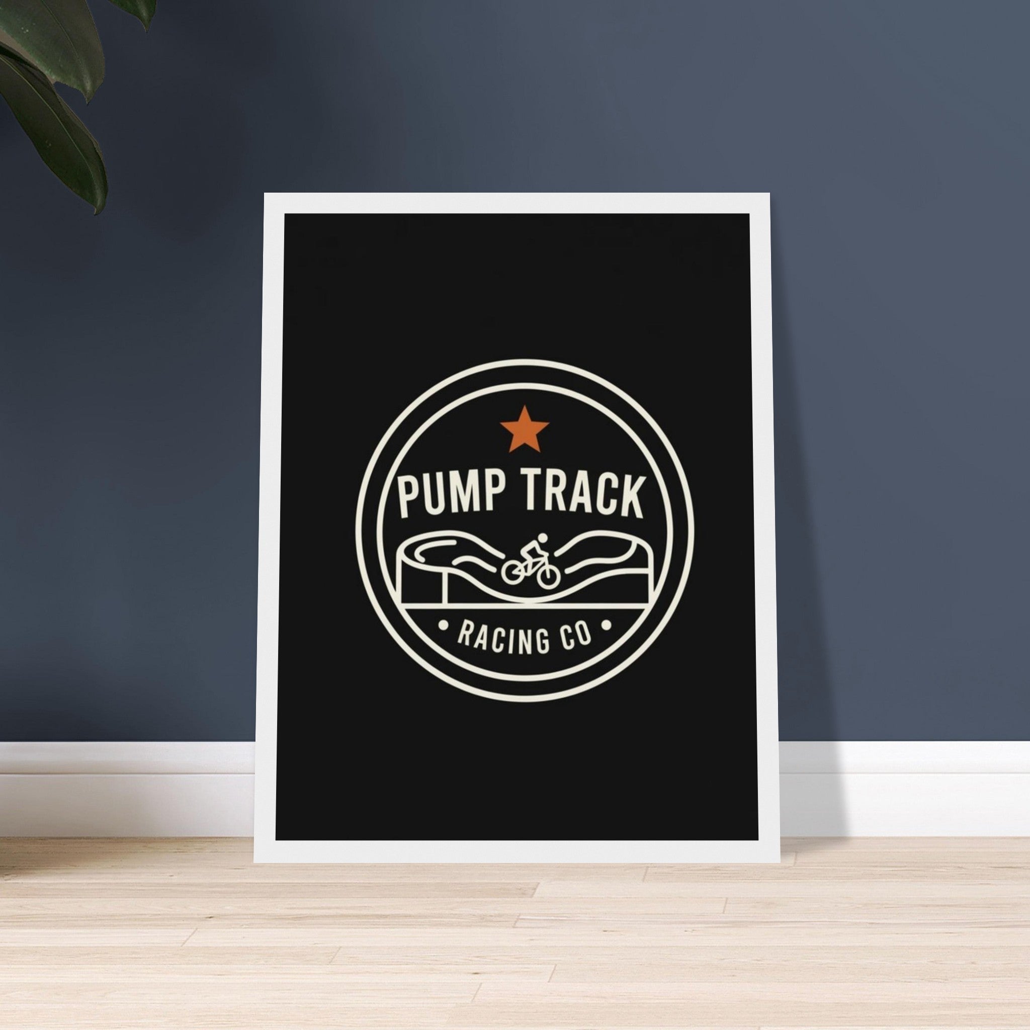 Pump Track Racing Co Framed Print | Mountain Bike Wall Art - view 2
