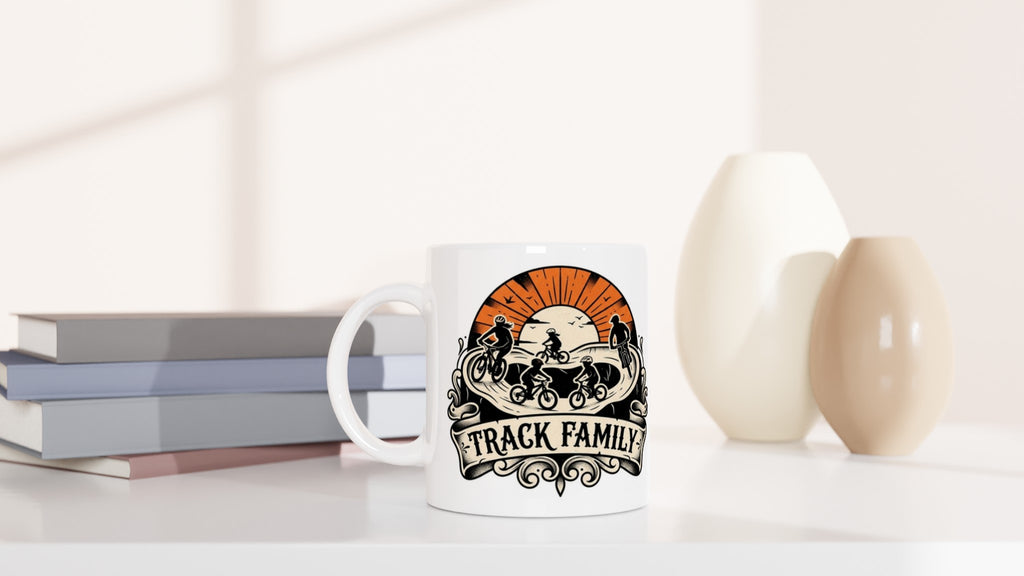 Track Family MTB Mug | Mountain Biker Coffee Mug - view 6