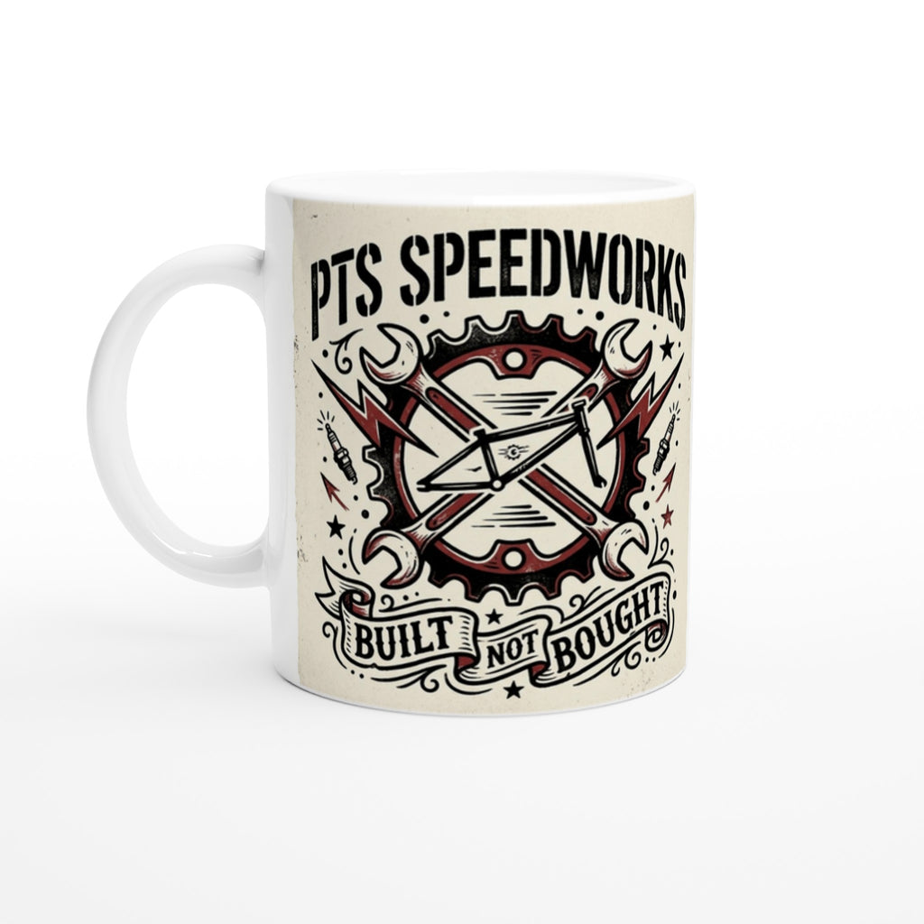 PTS Speedworks MTB Mug | Mountain Biker Coffee Mug