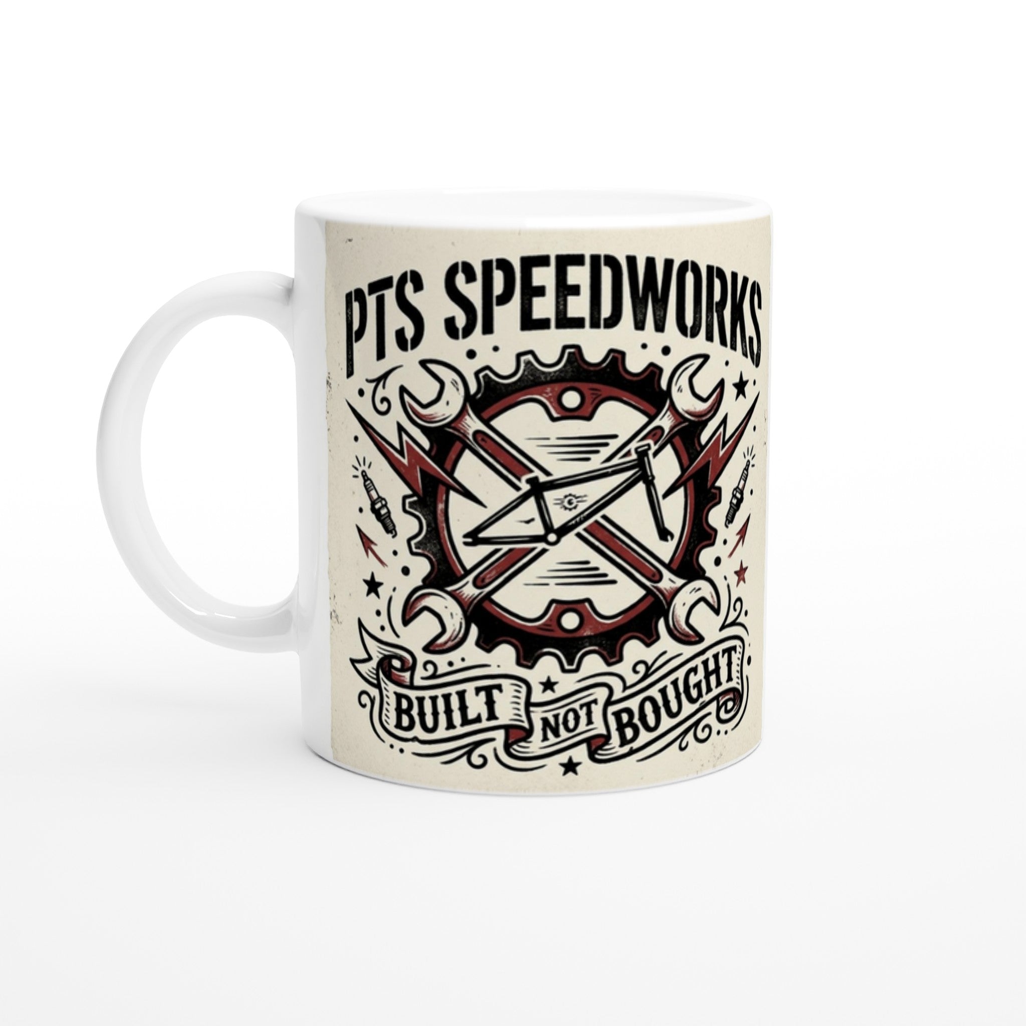 PTS Speedworks MTB Mug | Mountain Biker Coffee Mug