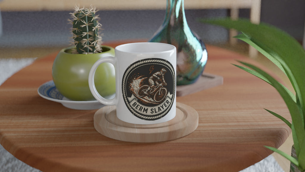 Berm Slayer MTB Mug | Mountain Biker Coffee Mug - view 4