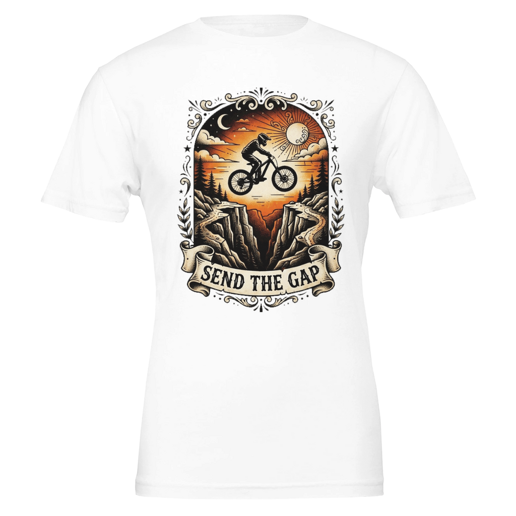 Send The Gap MTB T-Shirt | Mountain Bike Graphic Tee