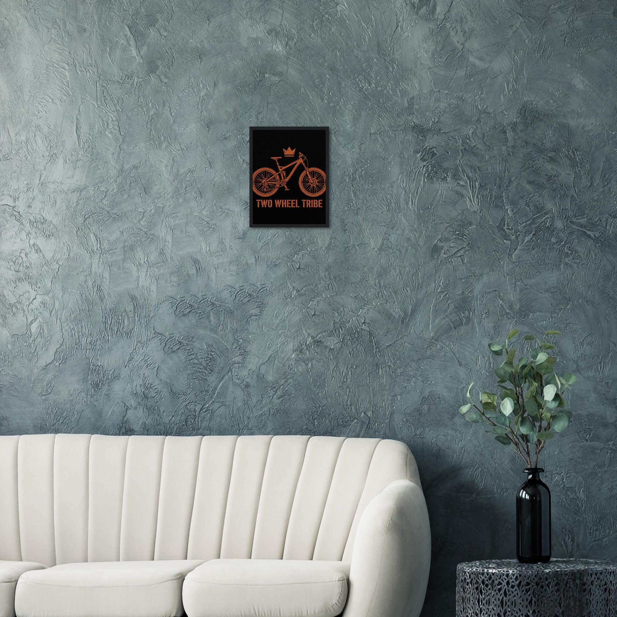 Two Wheel Tribe Framed Print | Mountain Bike Wall Art - view 7