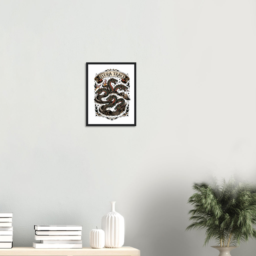 Hydra Track Framed Print | Mountain Bike Wall Art - view 6
