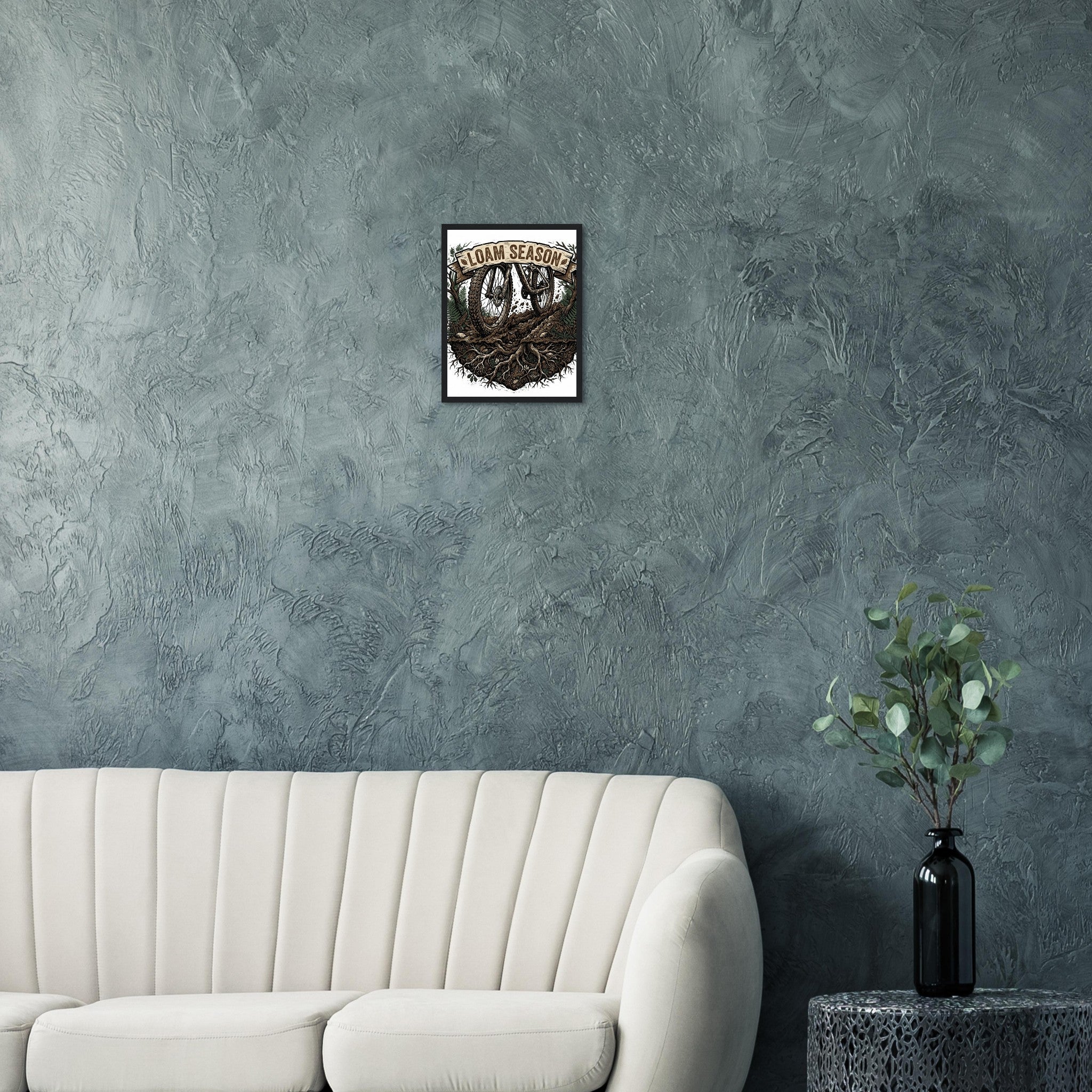 Loam Season Framed Print | Mountain Bike Wall Art - view 11