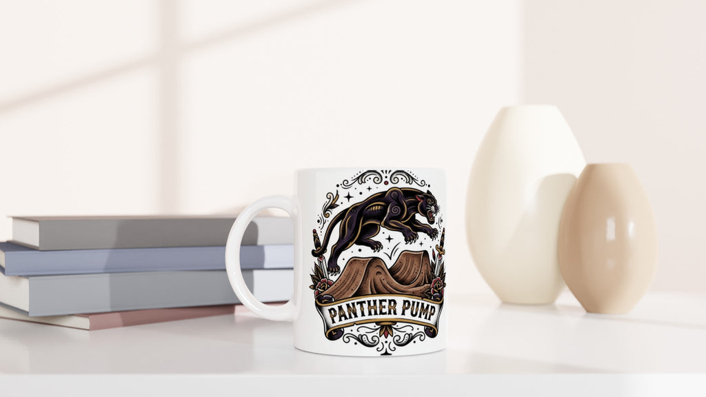 Panther Pump MTB Mug | Mountain Biker Coffee Mug - view 6