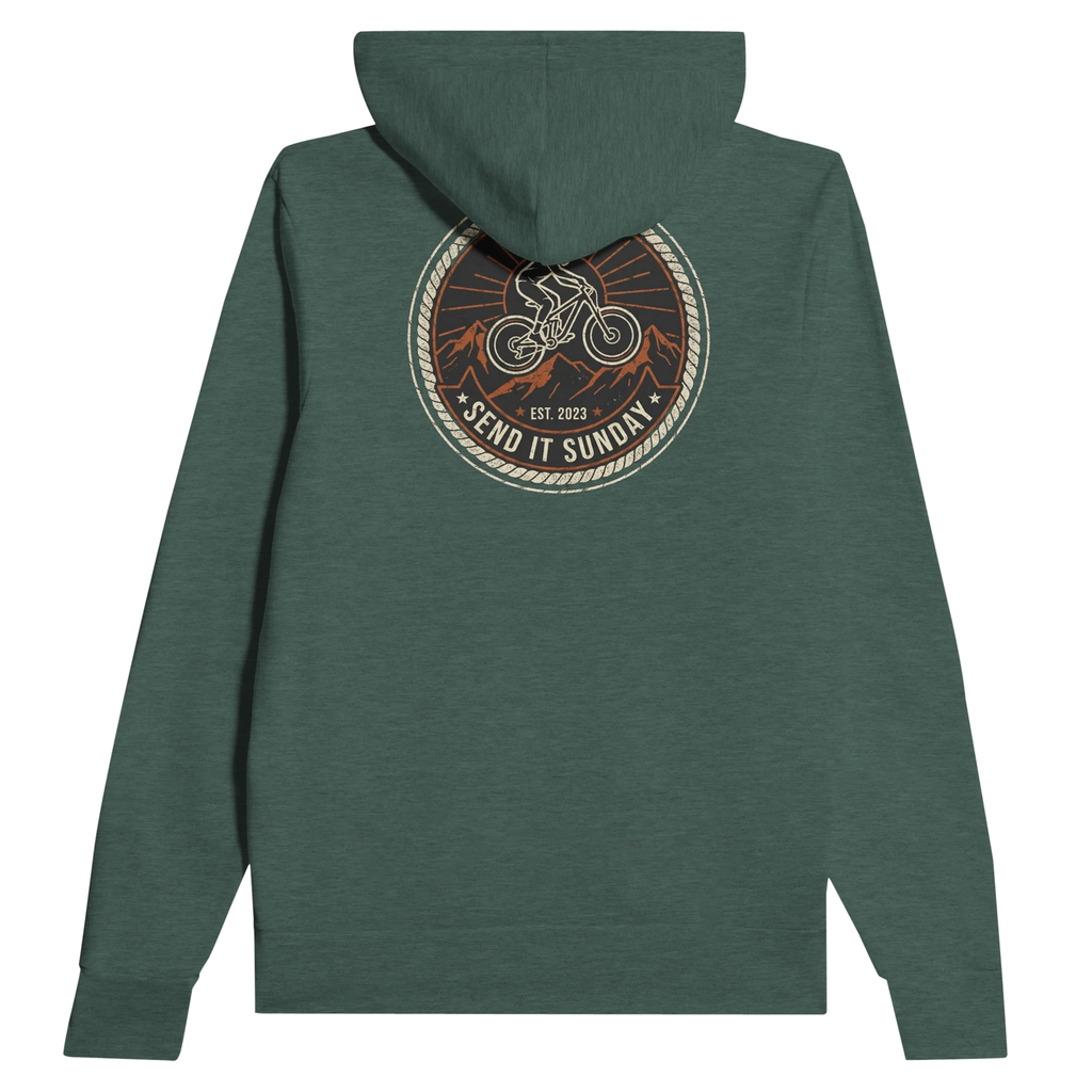 Send It Sunday Ride MTB Hoodie | Mountain Bike & Pump Track Hoodie - view 6