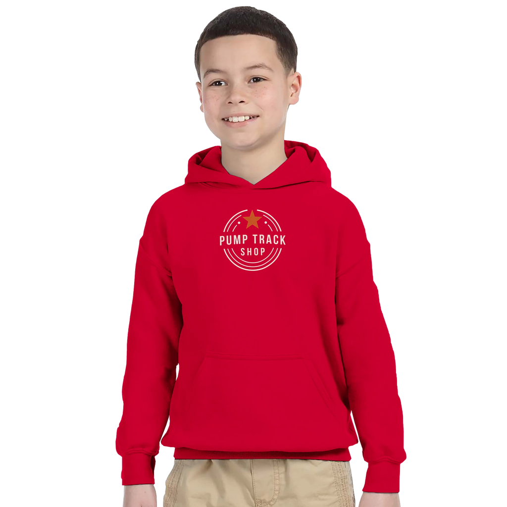 Classic Pump Track Shop Kids Pullover Hoodie