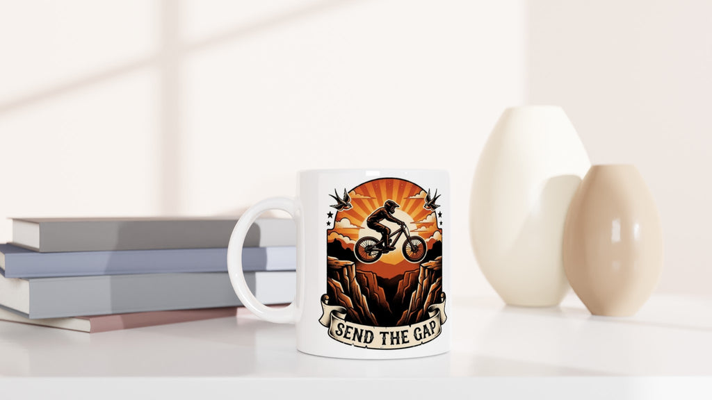Send The Gap MTB Mug | Mountain Biker Coffee Mug - view 6