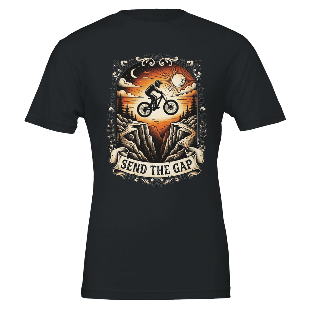 Send The Gap MTB T-Shirt | Mountain Bike Graphic Tee - view 5