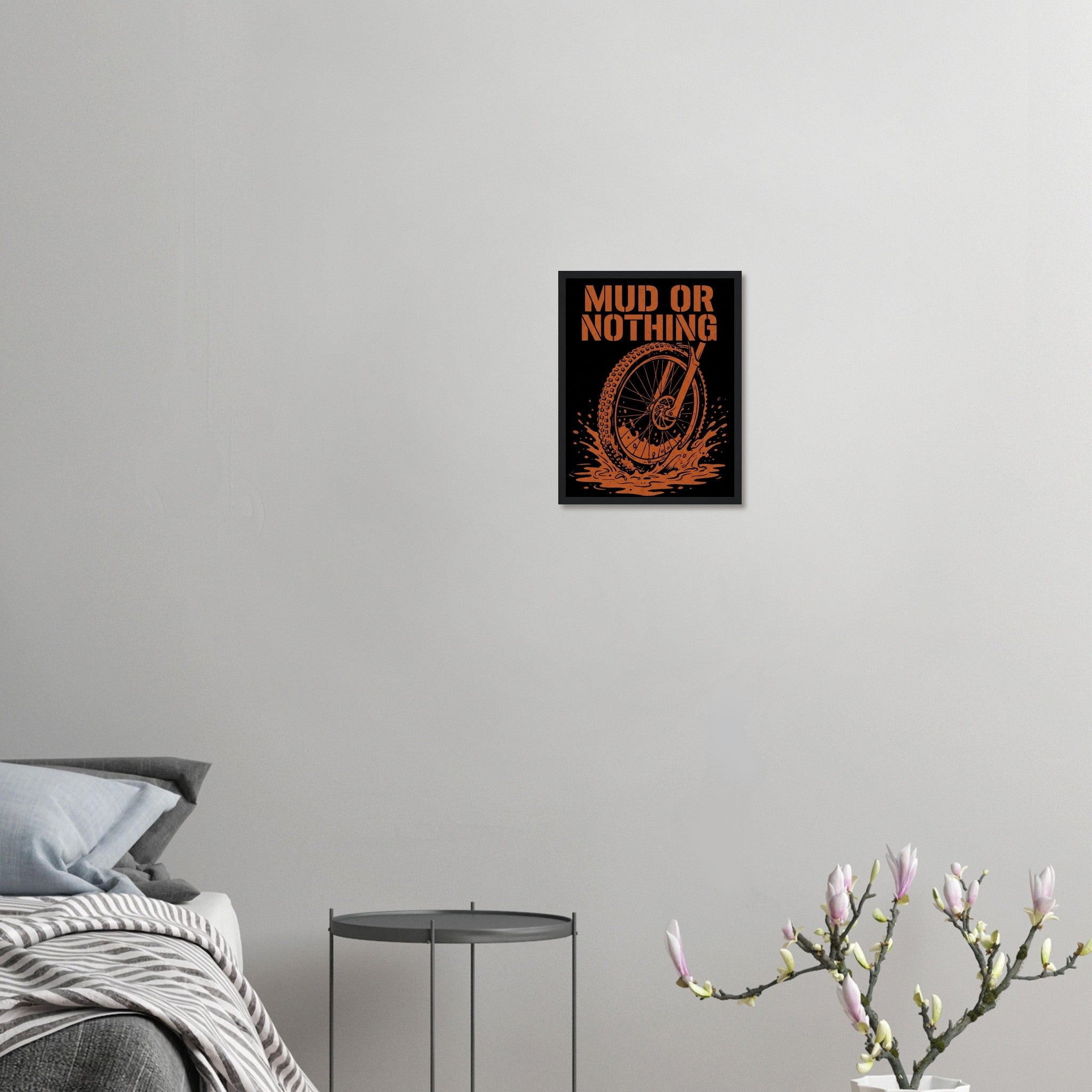 Mud Or Nothing Framed Print | Mountain Bike Wall Art - view 10