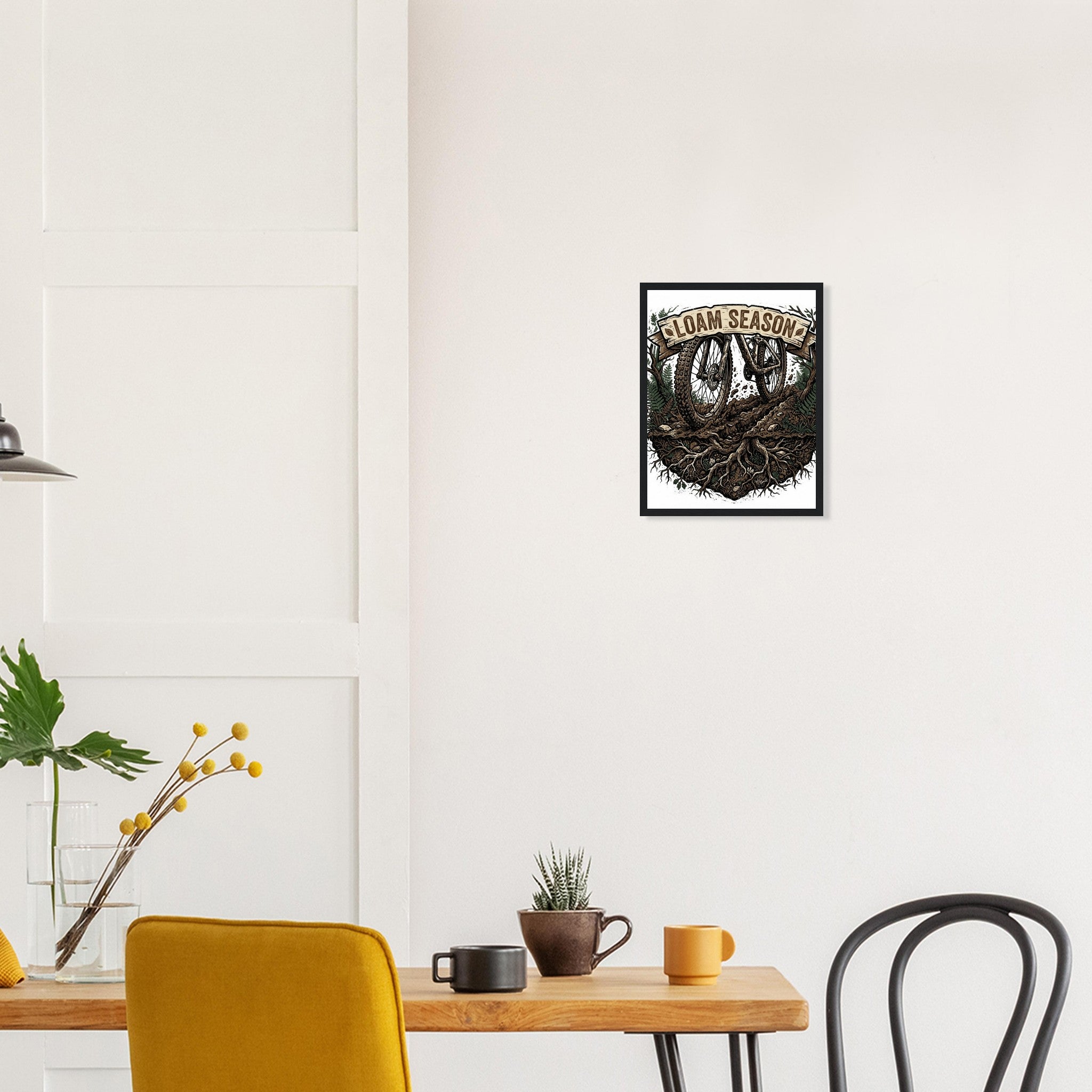 Loam Season Framed Print | Mountain Bike Wall Art - view 10