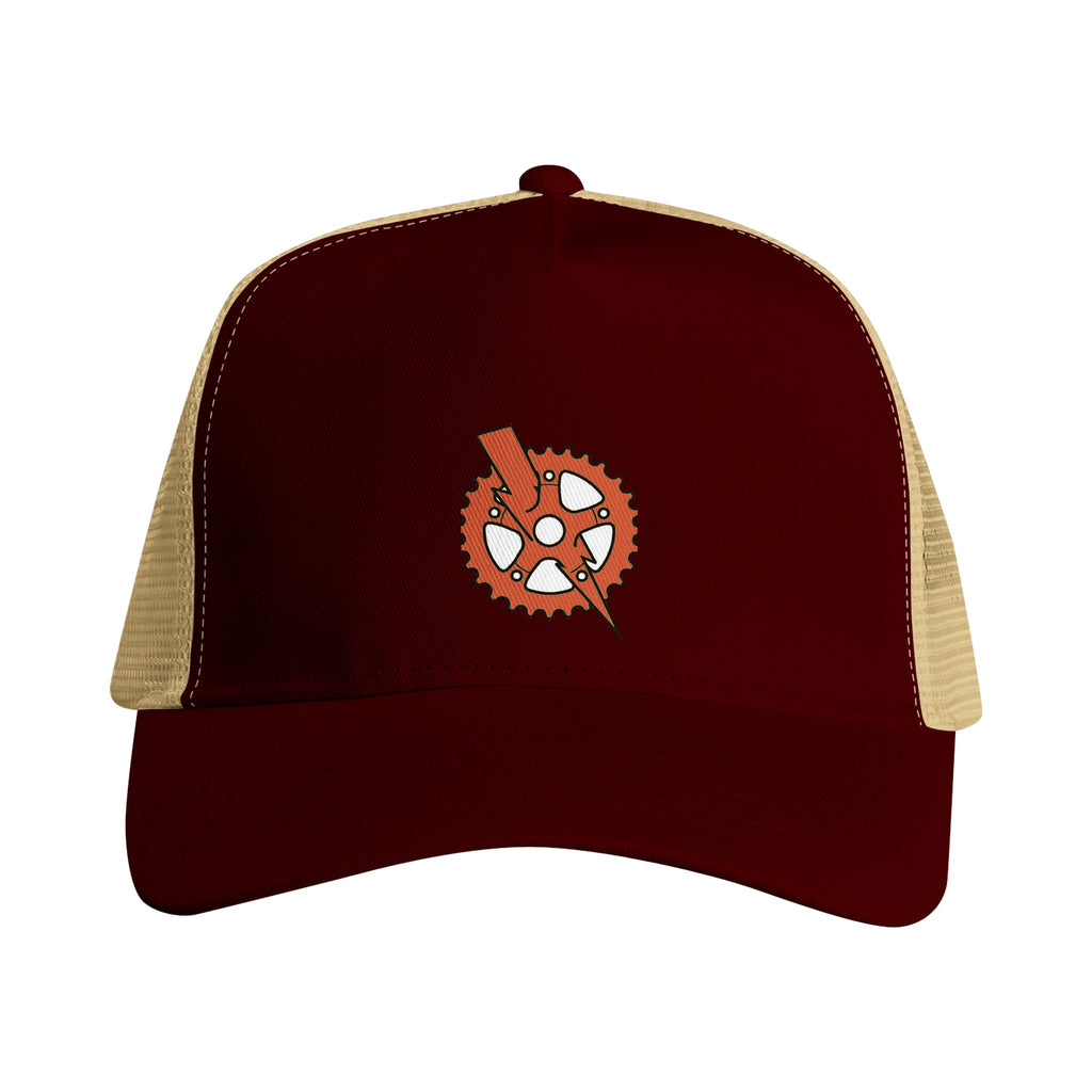 Lightning Chainring Trucker Cap | MTB Snapback Hat - view 6