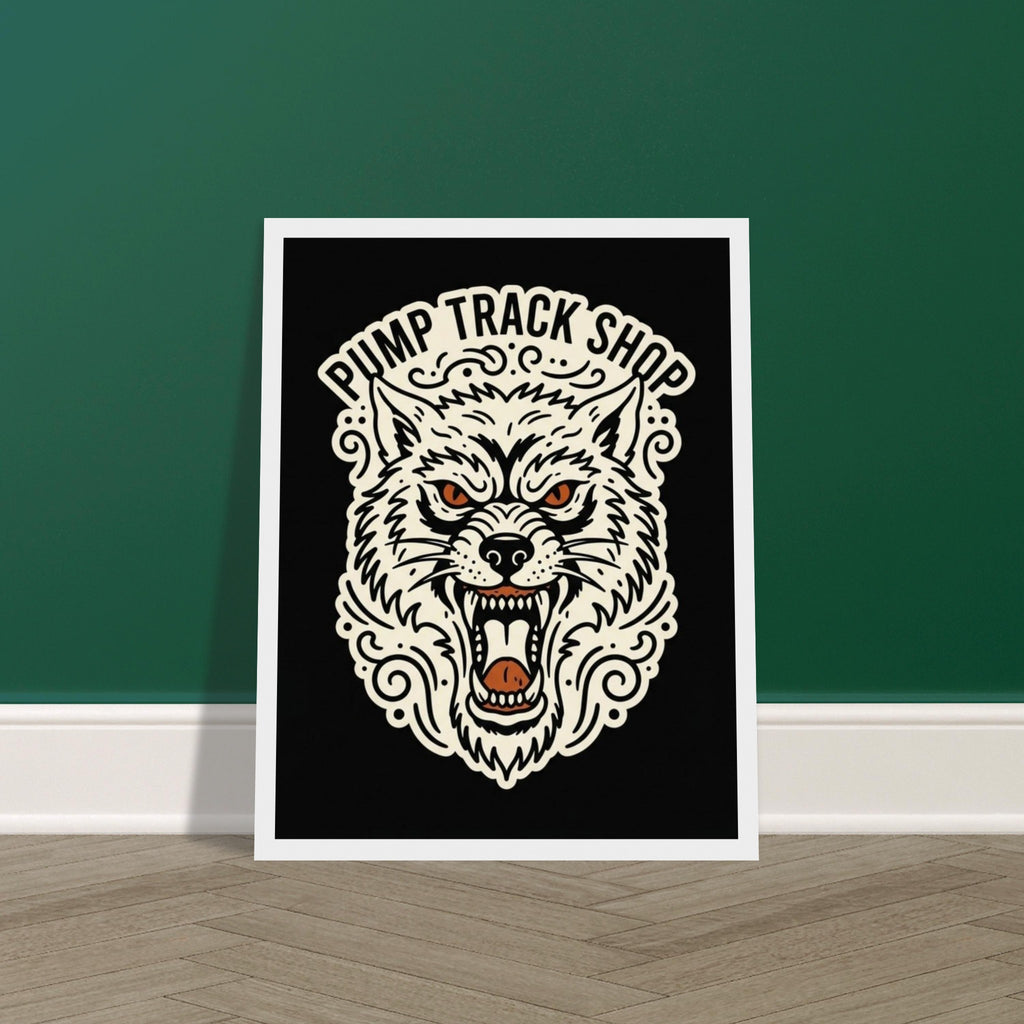 Pump Track Shop Framed Print | Mountain Bike Wall Art