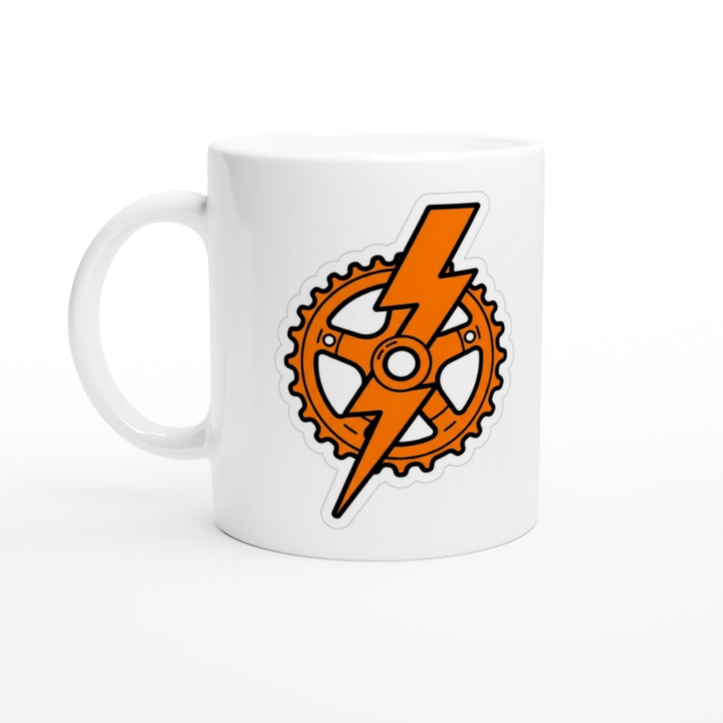 Bolt Sprocket MTB Mug | Mountain Biker Coffee Mug