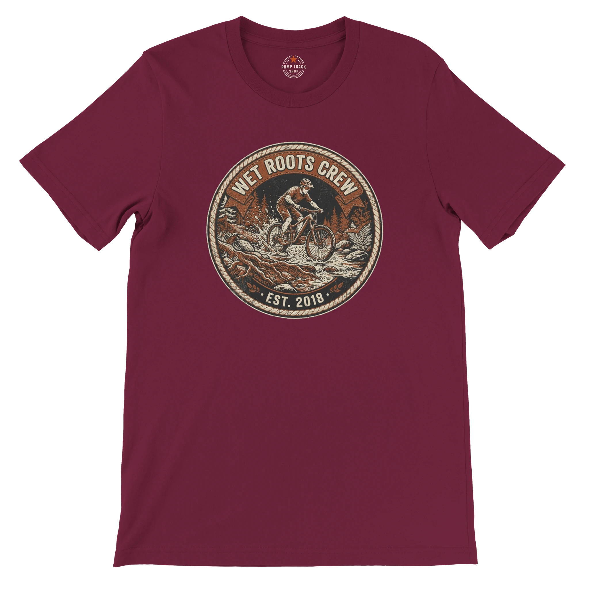 Wet Roots Crew Muddy MTB T-Shirt | Mountain Bike Graphic Tee - view 8
