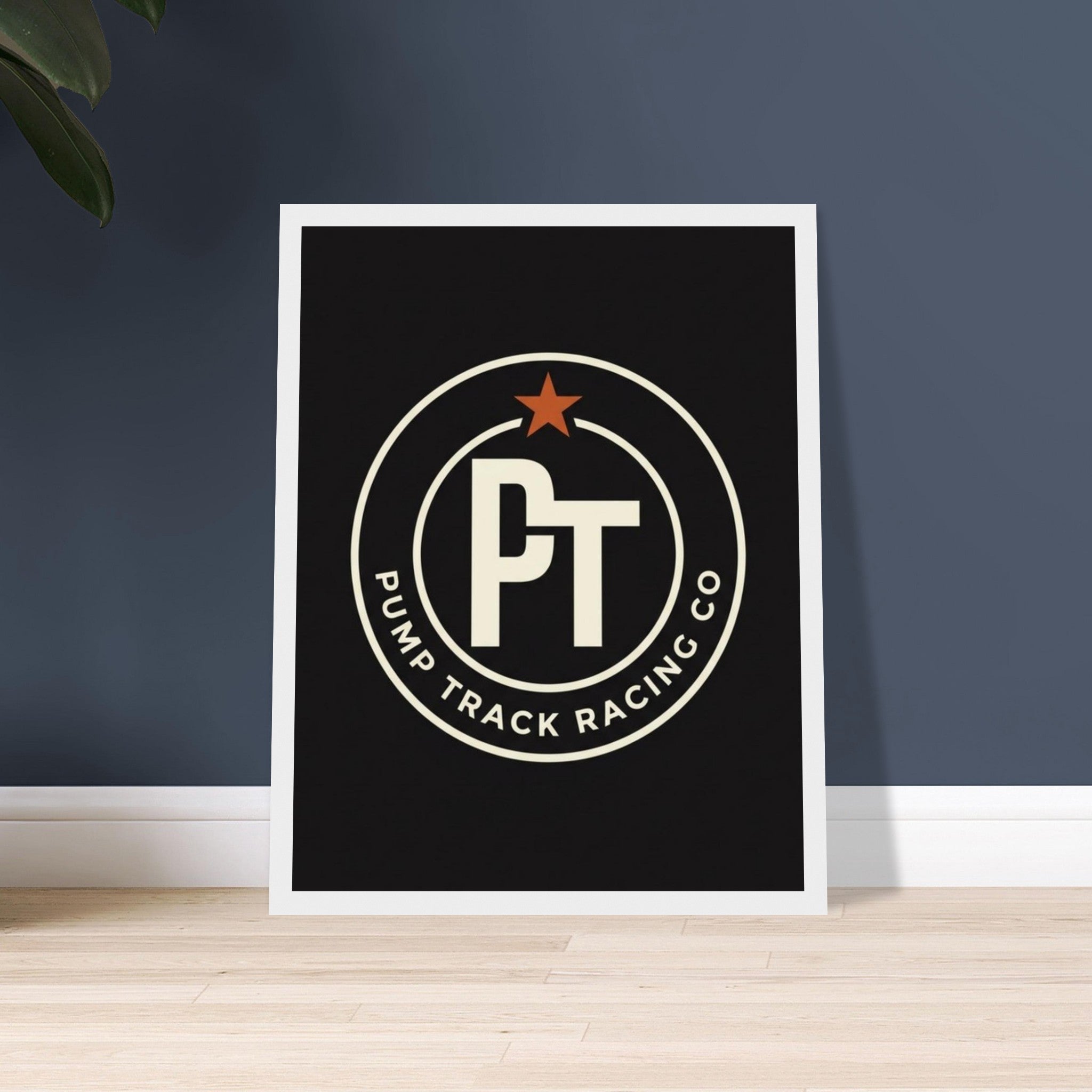 Pump Track Racing Co Star Framed Print | Mountain Bike Wall Art - view 2