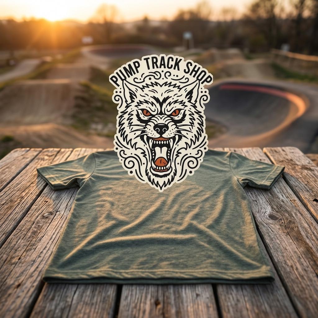 Pump Track Shop Fierce MTB T-Shirt | Mountain Bike Graphic Tee
