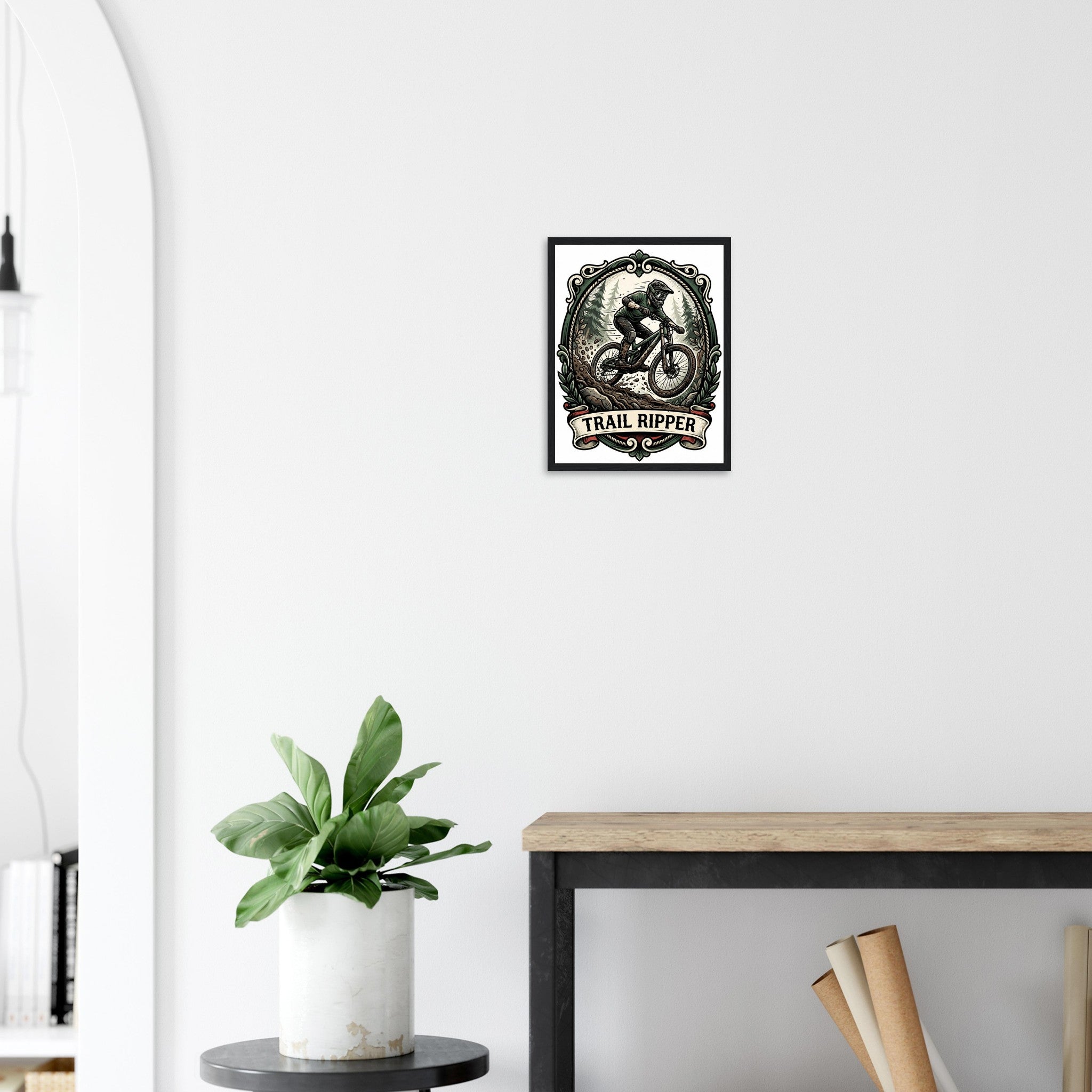 Trail Ripper Framed Print | Mountain Bike Wall Art - view 9