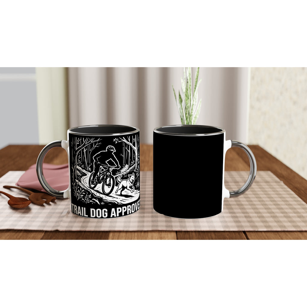 Trail Dog Approved MTB Mug | Mountain Biker Coffee Mug - view 7